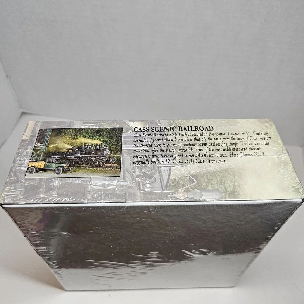 Sealed Cass Scenic Railroad TRAIN 500 Piece Jigsaw Puzzle Mountain Mist USA Made